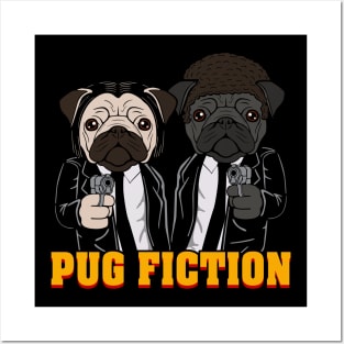 Pug Fiction Posters and Art